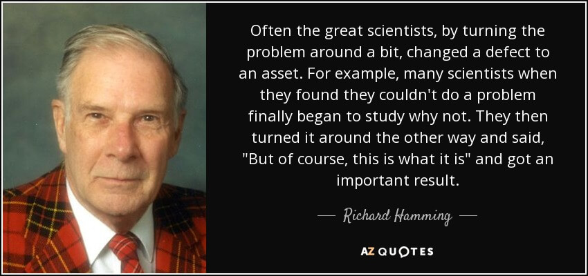 You and Your Research