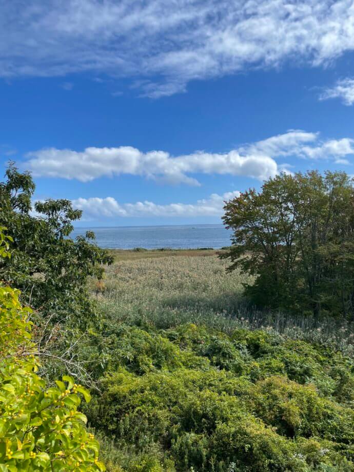Gorgeous view atop an abandoned military battery