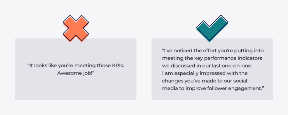 Employee Feedback Examples - Good and bad employee feedback evaluation