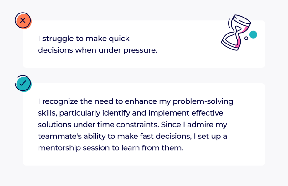 How to Write an Authentic and Thorough Self-Evaluation: Self evaluation example - enhance problem-solving skills.